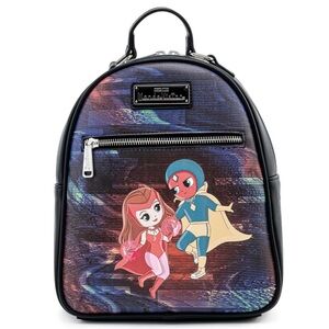 NEW Marvel Wanda Vision Hard Tag Loungefly Mini Backpack